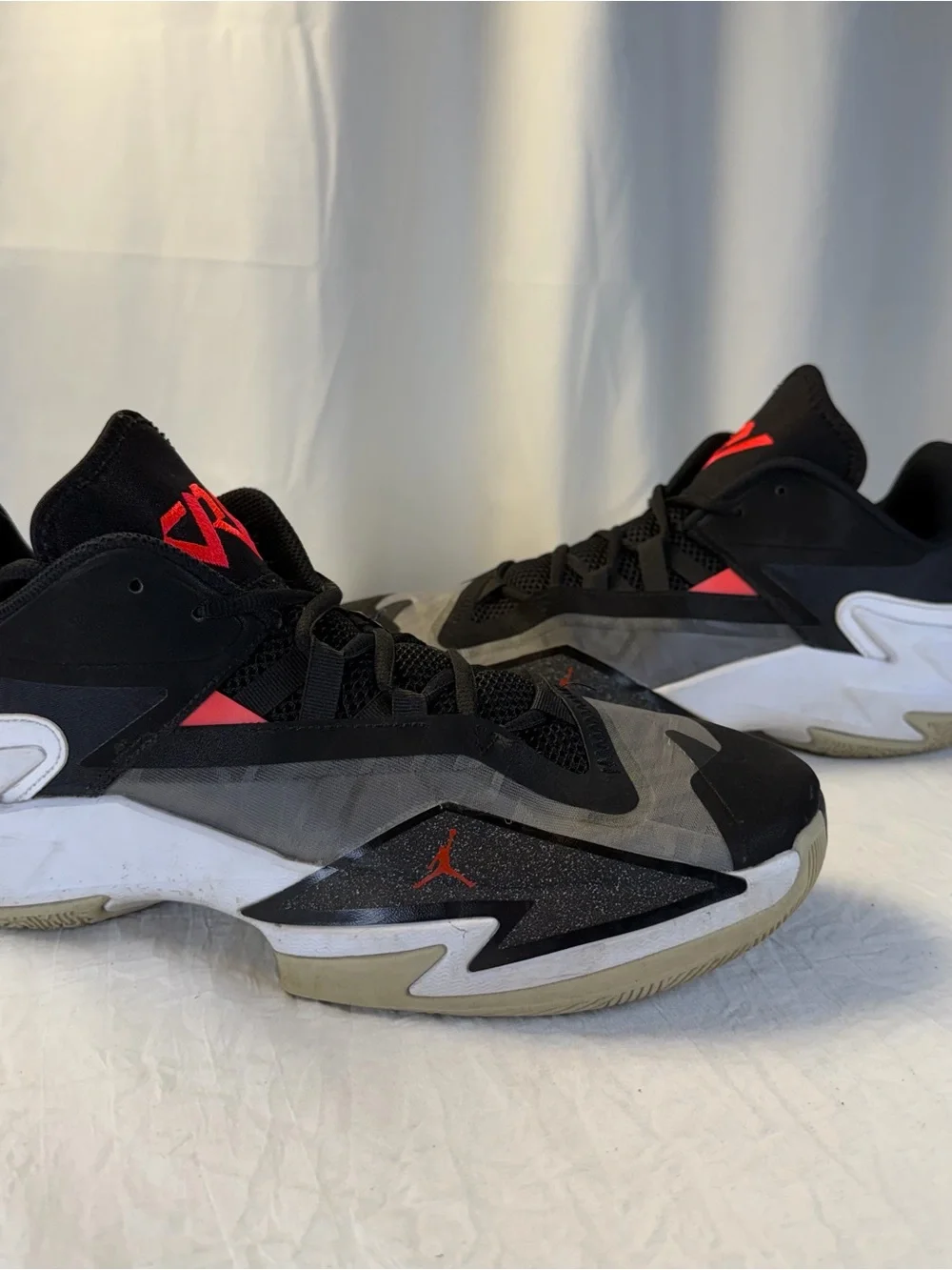 Nike Air Jordan One Take 3 Men's sz12 Black Gray Red Basketball Shoes DC7701-001